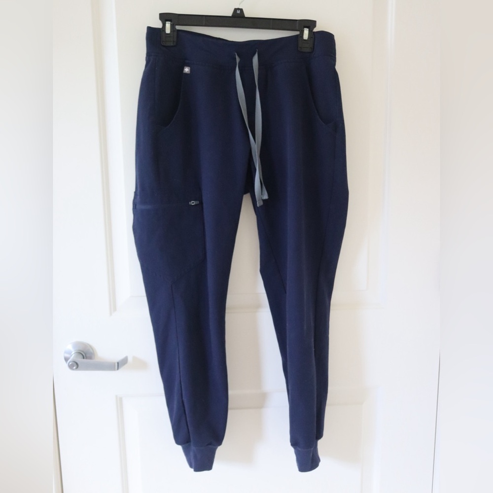 SOLD- Figs Technical Collection Jogger Scrub Pants Navy S P
